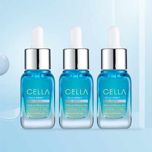 (ของแท้ 100% จากบริษัท) Cella Mercy Feel Serum เซต 3 ขวด