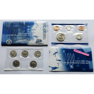 ชุดเหรียญ USA Mint Set 10  เหรียญ ปี 1999 -P