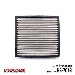 HURRICANE กรองแอร์สแตนเลสสตีล เฮอร์ริเคน รุ่น HS-7018 Mitsubishi Pajero SpaceWGN Triton