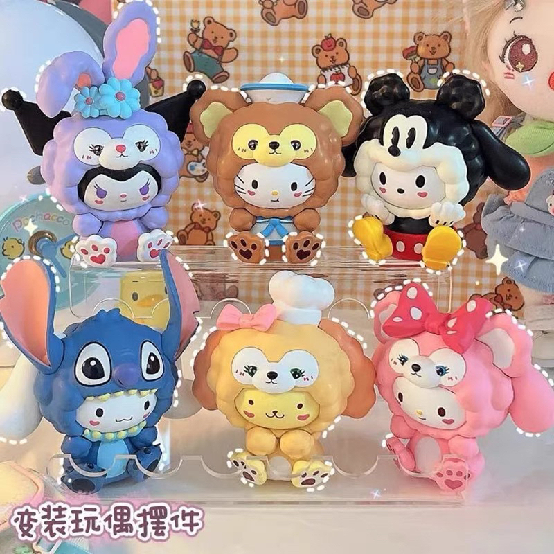พร้อมส่ง 𐂂 โมเดล Sanrio รุ่น"ชุดแกะ"น่ารักฝุดๆ มีทั้งเล็ก/ใหญ่