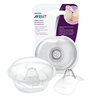 🇺🇸 USA 🇺🇸 Avent Nipple Protector Breastfeeding Shields Silicone แผ่นซิโคนปกป้องสำหรับผู้ที่หัวนมแตก แผ่นป้องกันหัวนม