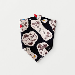 Mickey Friendly - ผ้าพันคอลายมิกกี้เมาส์ น่ารัก เนื้อผ้าดีมากก ผ้าพันคอน้องหมา น้องแมว