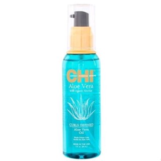 CHI Aloe Vera Curls Oil 89ml น้ำมันใส่ผม เพื่อความแข็งแรงและเงางาม