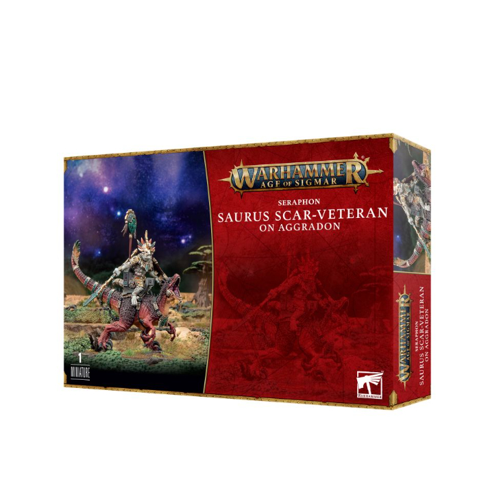 (GW พร้อมส่ง) WARHAMMER AOS: SERAPHON: Saurus Scar-Veteran on Aggradon โมเดลวอร์แฮมเมอร์
