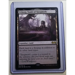 การ์ด MTG Urborg, Tomb of Yawmoth Land Magic the gathering EDH รุ่น UMA สภาพ Nm