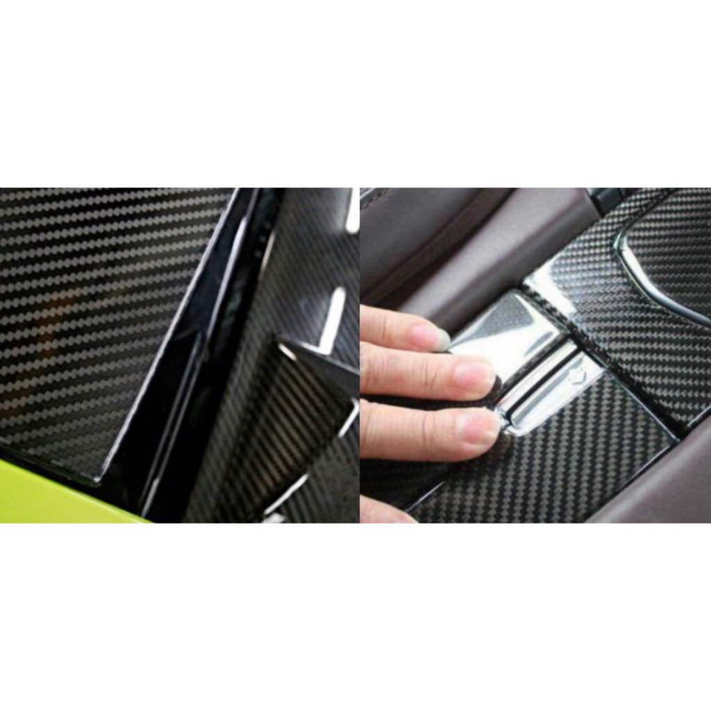 {เคฟล่าแท้ 100%}ถูกสุด(M)สติ๊กเกอร์ 27D เคฟล่าแท้ แบบเงา สีดำ สีแดง สีเงิน เงาสวยมากๆ - รูปที่ 3