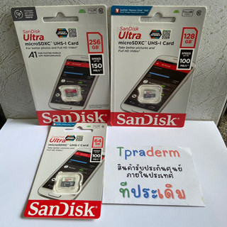 SanDisk Ultra MicroSDXC UHS-I 64GB - 256GB ประกัน 7 -10ปี