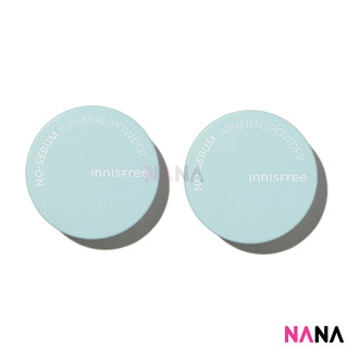 Innisfree No Sebum Mineral Powder 5g (2pcs) อินนิสฟรี แป้งฝุ่น