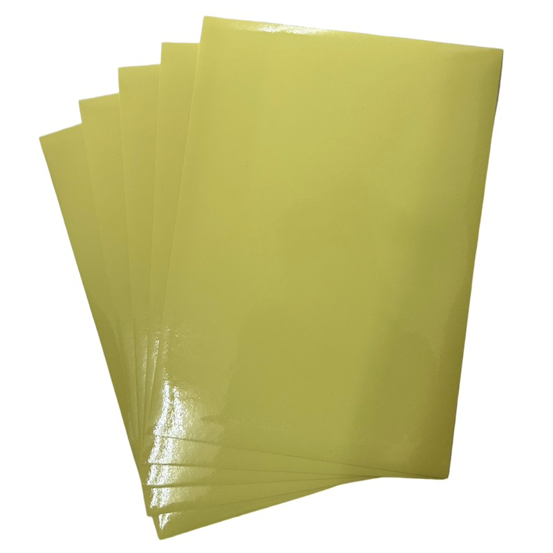 สติ๊กเกอร์ใส สติ๊กเกอร์ใส PVC ขนาด A4 5แผ่น