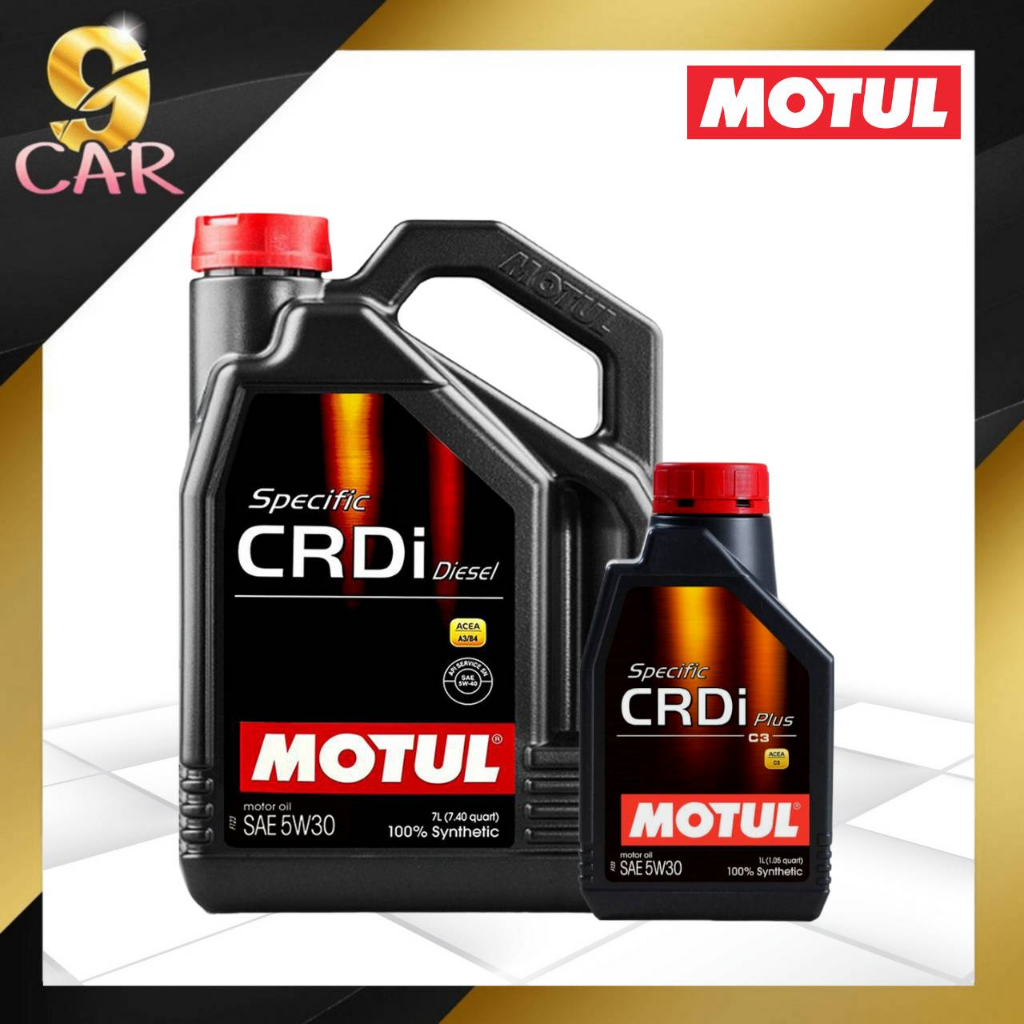 MOTUL Specific CRDi Plus 5W-30 น้ำมันเครื่องดีเซลสังเคราะห์ 100% *( กดเลือกปริมาณ 7L / 7+1L)