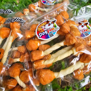 Dogfin (ด็อกฟิน) ไก่ดัมเบล ขนมสำหรับสุนัขทุกสายพันธุ์