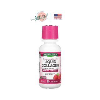 (พร้อมส่ง) Natures Truth, Vitamins, Liquid Collagen with Amino Acid Protein + Biotin, Berry, 8 fl oz (237 ml)