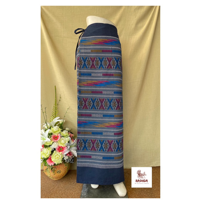 Sarongs Lanna season 💧ผ้าถุงสำเร็จลายน้ำไหล ผ้าถุงผ้าฝ้ายผ้าถุงเชือกผูกใส่ไปวัด