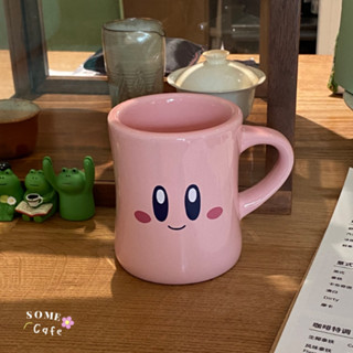 [พร้อมส่ง] 💞 Kirby ceramic cup แก้วเซรามิค แก้วน้ำ