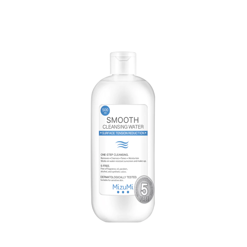 MizuMi Smooth Cleansing Water 500ml คลีนซิ่งวอเตอร์ สลายเมคอัพ สัมผัสนุ่มลื่น ลดการก่อริ้วรอย ผิวเป็นสิว แพ้ง่าย thumbnail 3