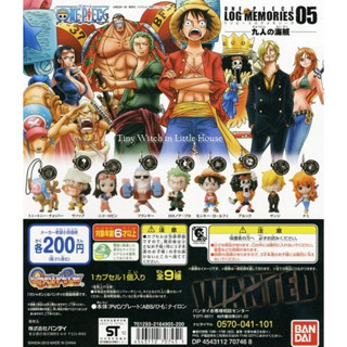 One Piece Log Memories 5 Gashapon พวงกุญแจจากงานกาชาปองวันพีช ลิขสิทธิ์แท้ BANDAI จากญี่ปุ่น