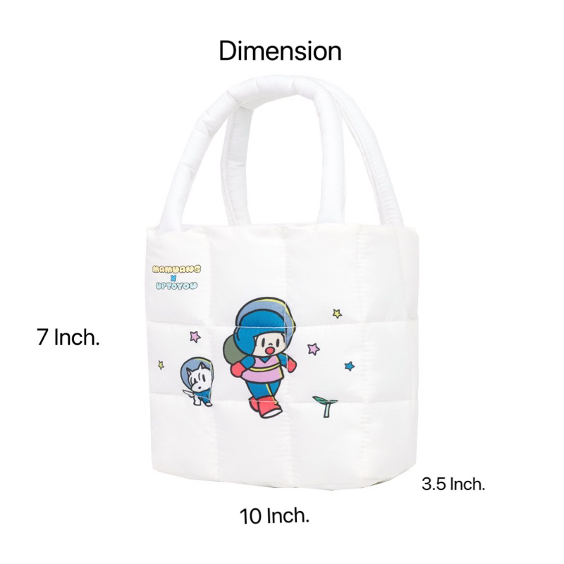 Mamuang mini crossbody bag (Universe series)-White