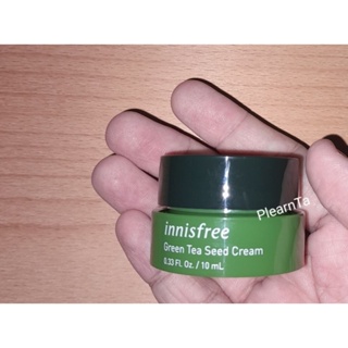 [ของแท้ 100%]《ขนาดทดลอง》ครีมบำรุงผิวหน้า innisfree Green Tea Seed Cream (10 ml.)