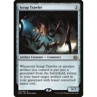 [MTG] Scrap Trawler [AER] [ARTIFACT] [RARE] [NORMAL] [ENG] (การ์ดเมจิค / Magic the Gathering)