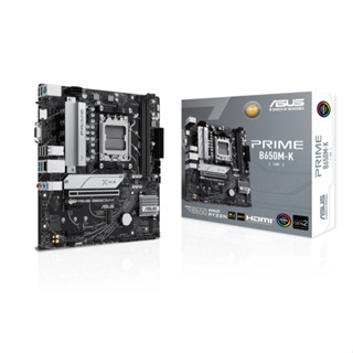 เมนบอร์ด ASUS PRIME B650M-K AM5 DDR5 VGA,HDMI mATX MONTHERBOARD