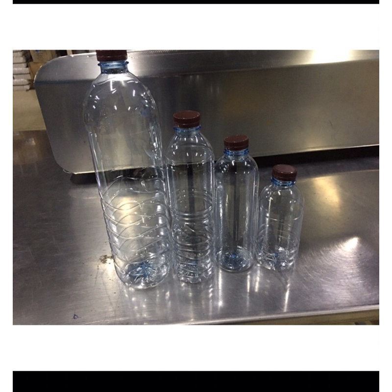 ขวดพลาสติกใสขนาด1500ml100ขวดพร่อมฝา