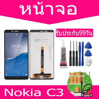 หน้าจอ LCD Display จอ + ทัช Nokia C3 อะไหล่มือถือ อะไหล่ จอพร้อมทัชสกรีน ออปโป้ Nokia C3