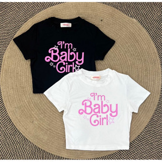 💖New-in เสื้อครอปแขนสั้น Baby girl พร้อมส่ง