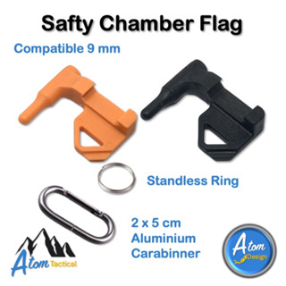 เซฟตี้รังเพลิง ขนาด 9 - 9 Chamber Safety Flag [Atom Design]