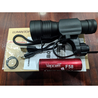 [ส่งจากไทย] ไฟฉายจักรยาน Lumintop B01 900 Lumen พร้อมถ่าน Vapcell F58