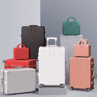 กระเป๋าเดินทาง กระเป๋าลาก 20/24 นิ้ว Luggage รุ่นซิปล็อครหัสได้ หมุนได้ 360 องศา น้ำหนักเบากันน้ำ