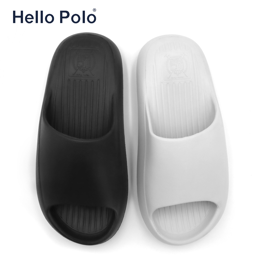 Hello Polo รองเท้าแตะ อุ้งแมว รองเท้าแฟชั่น ลำลองสำหรับผู้หญิง สีคลาสิค พื้นนิ่ม น้ำหนักเบา กลางแจ้ง HP8004W