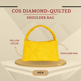 New COS DIAMOND-QUILTED SHOULDER BAG