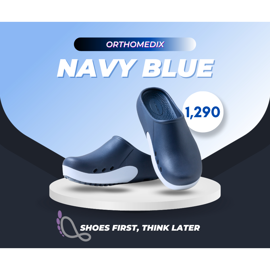Orthomedix รุ่น Soft flex รองเท้าสุขภาพ (สีกรม)