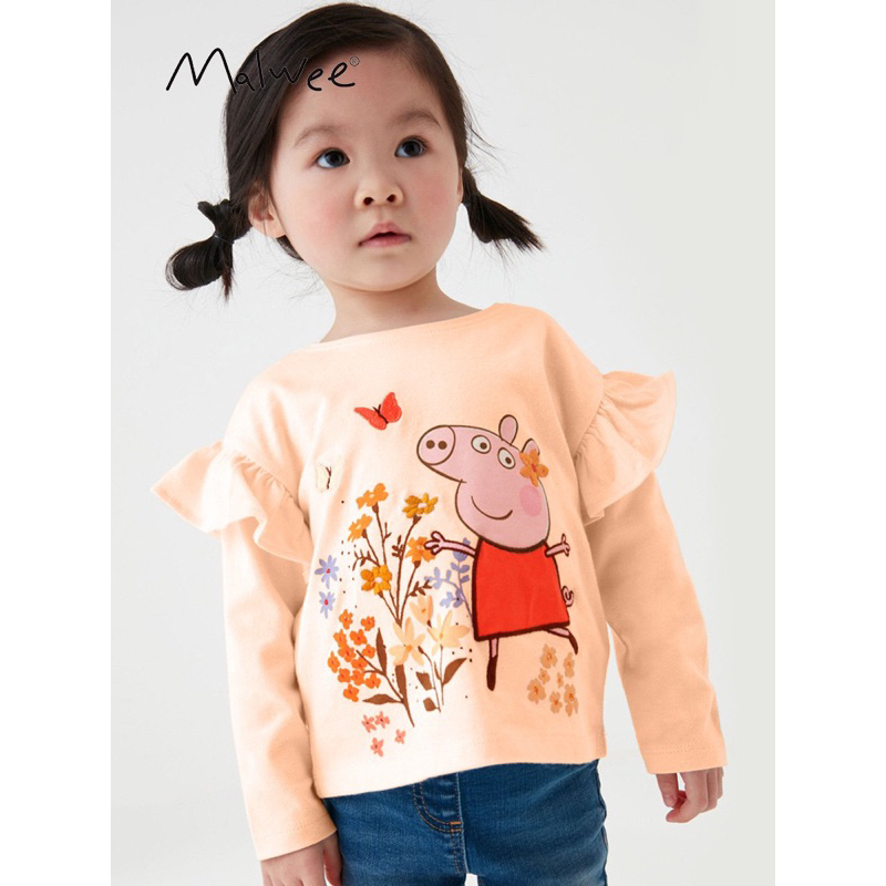 พร้อมส่งจากไทย เสื้อยืดแขนสั้น GT22 ลาย Peppa Pig ผ้าไม่หนาใส่สบาย ระบายอากาศดี คุณภาพดีเว่อร์