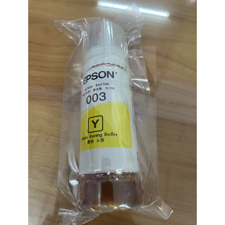 หมึก epsonรหัส 003 จากศูนย์แท้ 100% สินค้าเอปสันไทยแลนด์ ใช้กับprinterรุ่นL1110L3110L3210L3250series