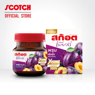 Scotch สก๊อต กระเช้า PP สก๊อตเพียวเร่ พรุนสกัดเข้มข้น สูตรใหม่เพิ่มยังเบอร์รี่ 40มล. จำนวน 10ขวด (1กระเช้า)