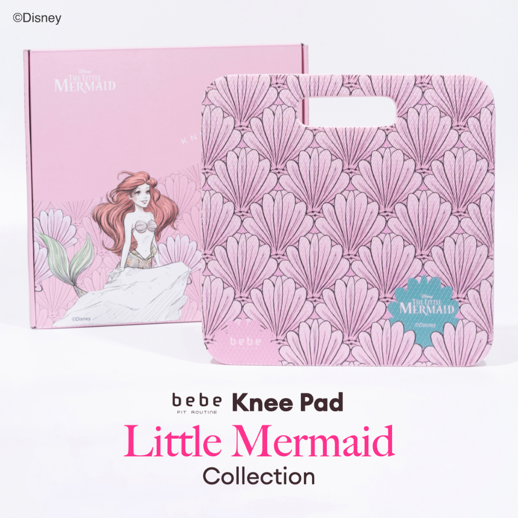 bebe Fit Routine Knee Pad Little Mermaid Collection