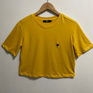 เสื้อยืด CPS cotton 100% มือ1 size S,M,L สีเหลือง