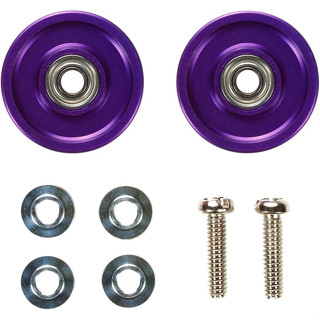 โรลตัน 13mm "สีม่วงViolet" &lt;Tamiya 95049 Mini 4WD Limited Series All Aluminum Bearing Roller (Violet)&gt; หายากค่ะ