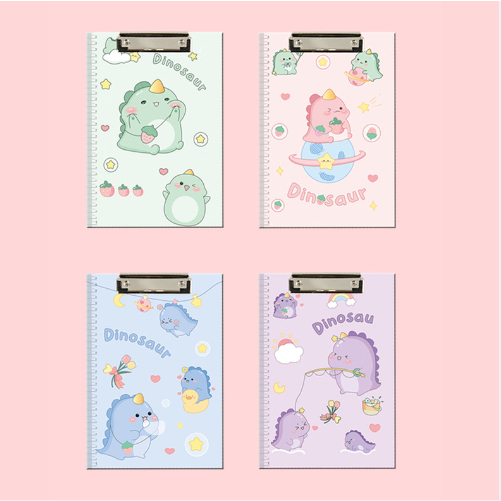 AB001 คลิปบอร์ด A4 Clip Board แผ่นรองเขียน ลายการ์ตูนน่ารัก