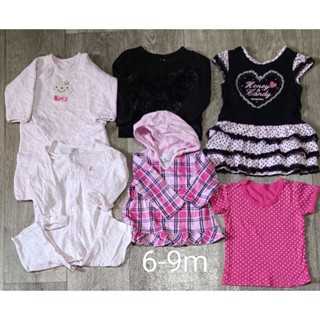 เสื้อผ้าเด็กผู้หญิงเซ็ต6-9เดือน