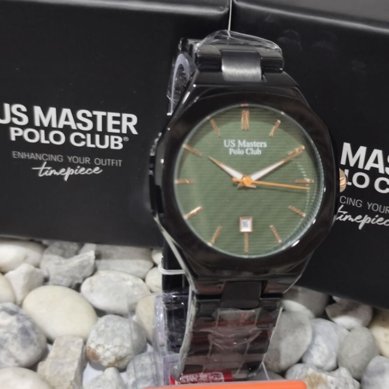 US Masters Polo Club  นาฬิกาผู้ชาย  สายสเตนเลส  รุ่น USM-220504G-IPGN