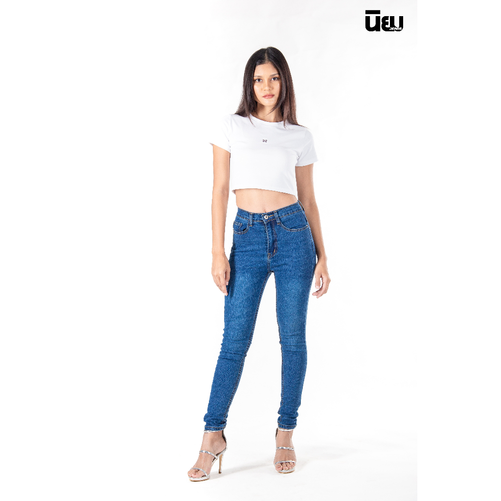 Niyom Jeans Collection NYJ Party :WM-8002 กางเกงยีนส์ผู้หญิง ทรงสกินนี่