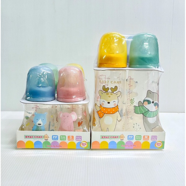 Babi care ขวดนม 5 ออนซ์ คอแคบ แพ็ค 4 ขวด BC767 พร้อมส่ง!!!