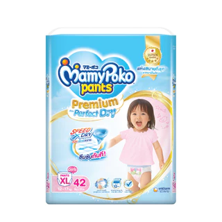 Mamypoko มามี่โพโค กางเกงผ้าอ้อม MAMYPOKO Premium perfect day[1ห่อ] ใหม่