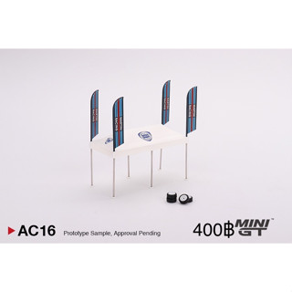 MGTAC16	Mini GT 1:64 Paddock Service Tent Set - Martini Racng