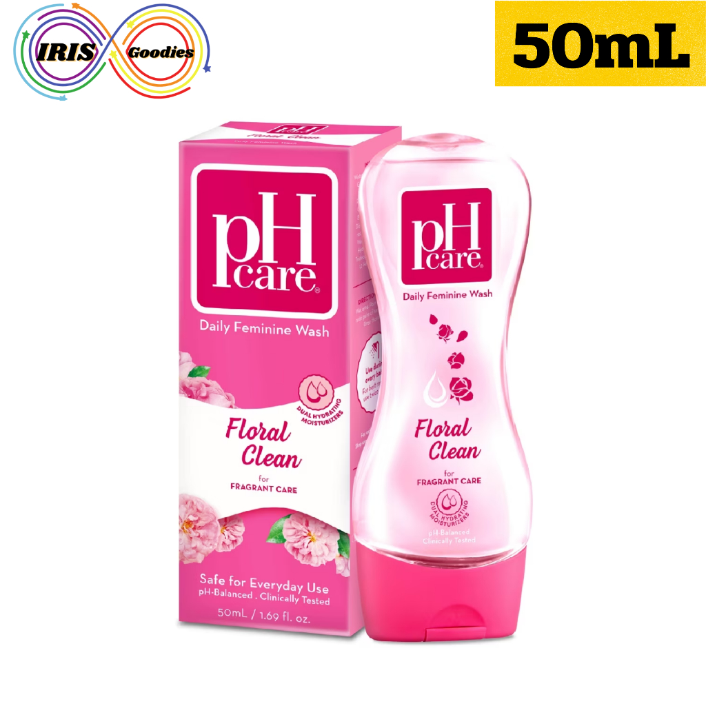 PH Care Daily Feminine Wash Floral Clean 50mL (Expiry Date : Nov 2026)