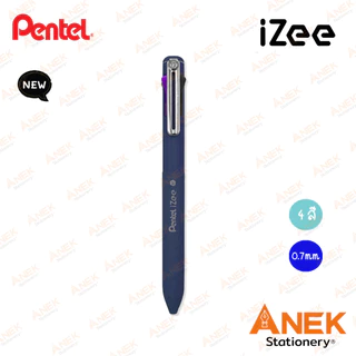 Pentel ปากกาลูกลื่นเพนเทล BXC467 รุ่น iZee 4สีใน1แท่ง (จำนวน 1แท่ง)