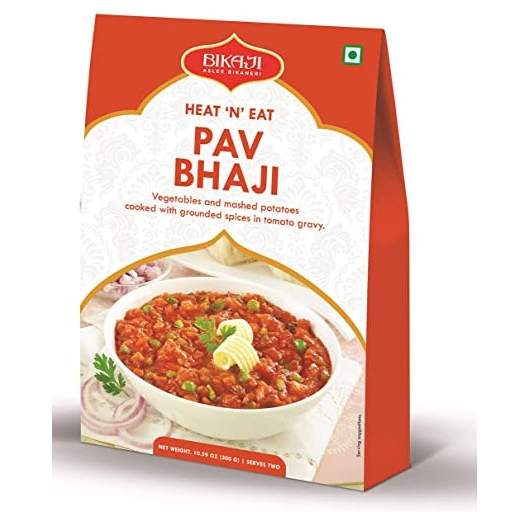 Bikaji Pav Bhaji Ready to Eat 300g JUST HEAT AND EAT