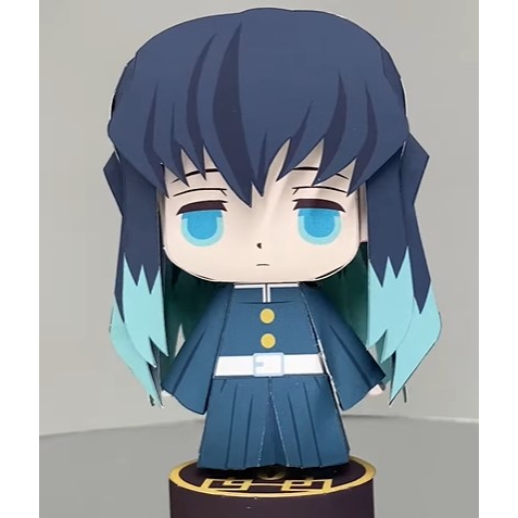 โทคิโท มุอิจิโร่ เสาหลักหมอก (Tokito Muichiro) โมเดลกระดาษ (กระดาษPoto) พร้อมส่ง งานสะสม งานทำมือ DIY